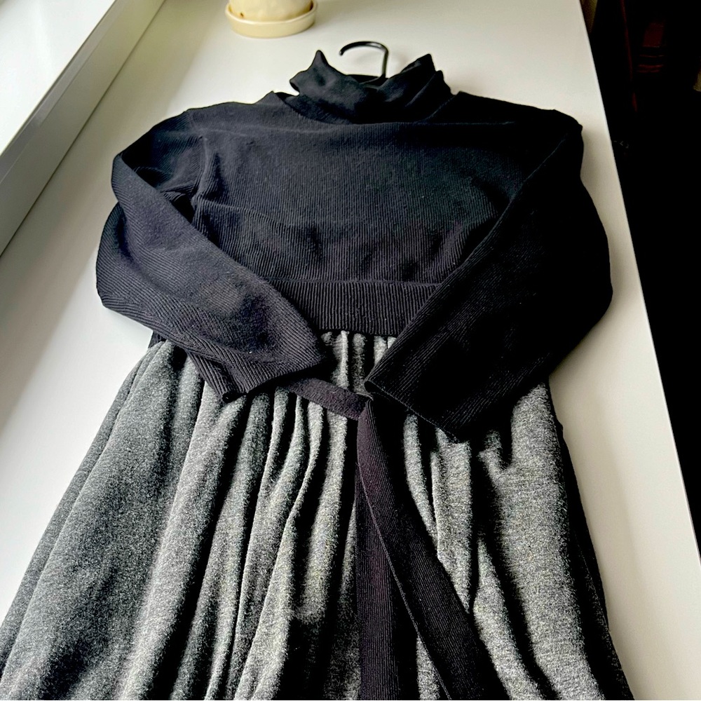 Black and grey ballet type dress